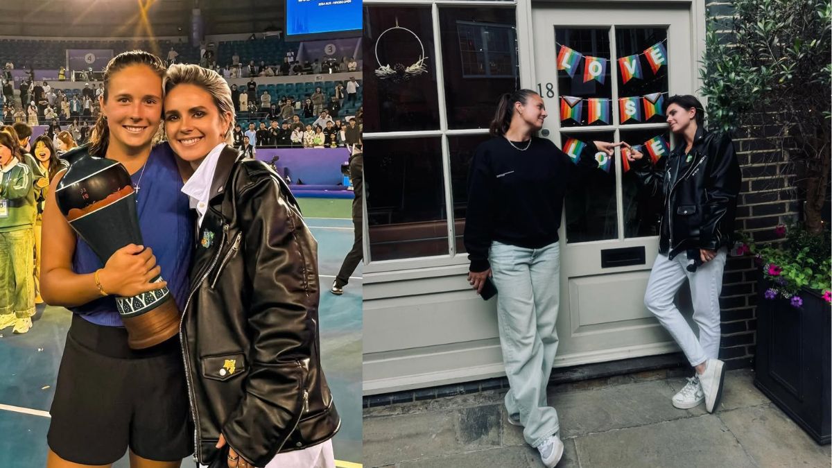Daria Kasatkina with Natalia Zabiiako