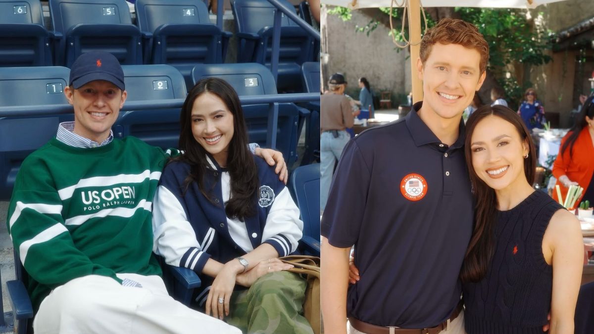 Evan Bates with his Wife Madison Chock