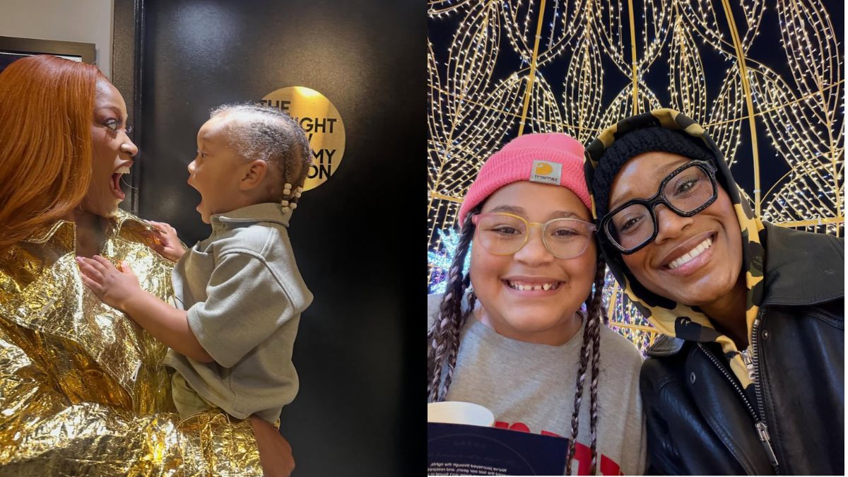 Keke Palmer with kids
