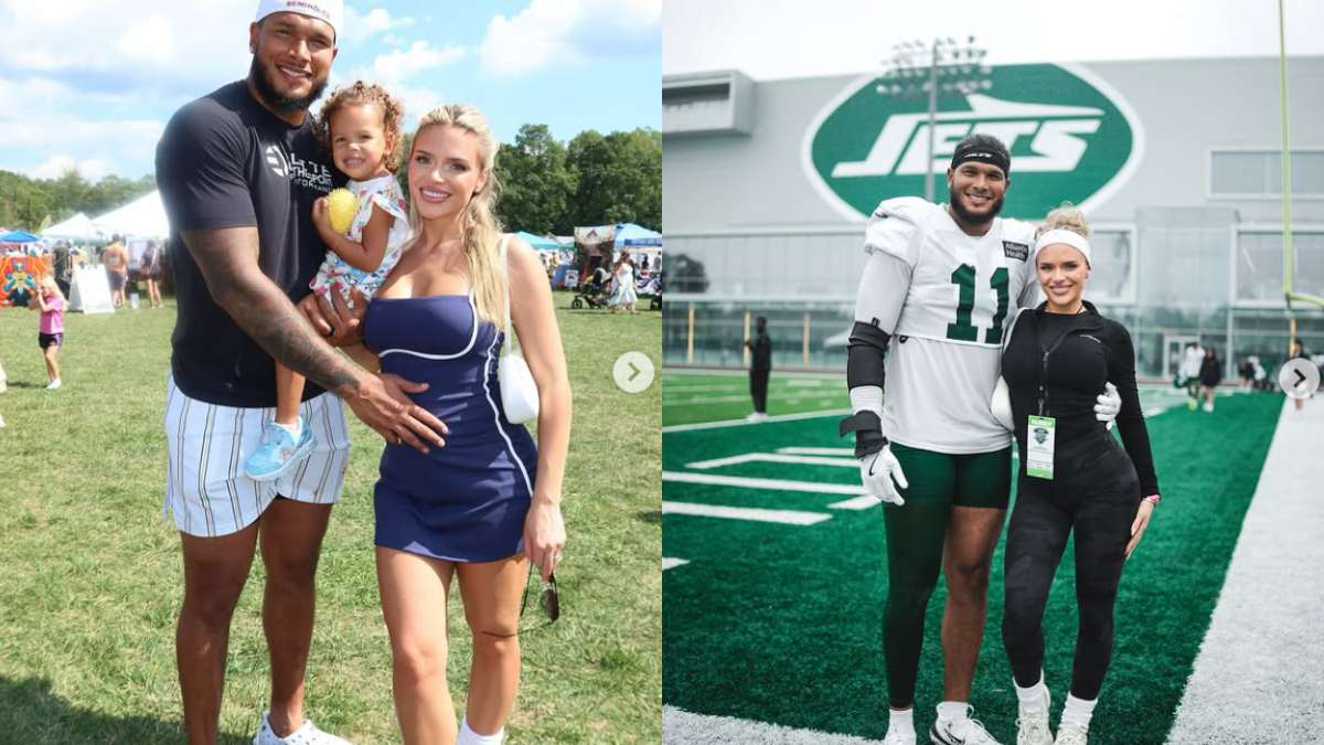 Jermaine Johnson With His Girlfriend