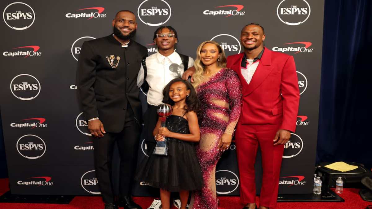Bronny James Family
