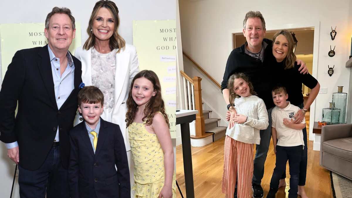 Savannah Guthrie With Husband And Kids